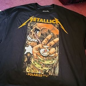 METALLICA 2023 world tour shirt, 2xl, never wornp